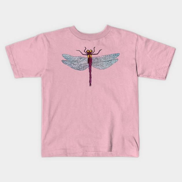 Dragonfly Kids T-Shirt by koolbloom